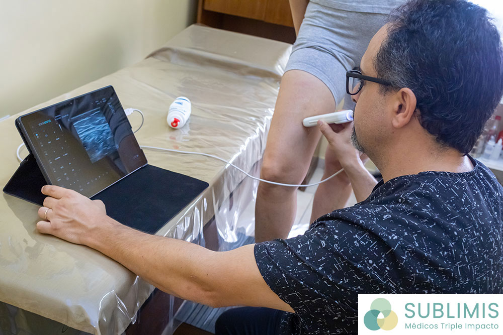 Monitoreo de las venas con un ecodoppler