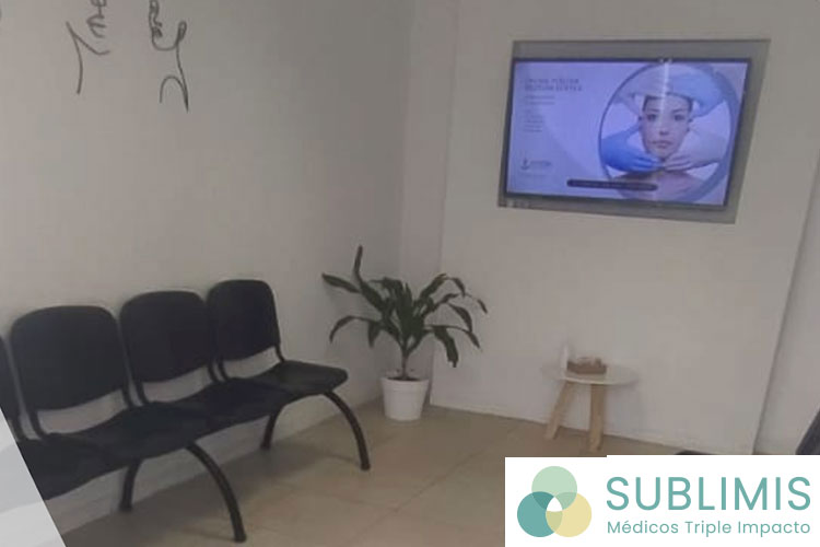 Sala de espera del consultorio de la Dra. Morales