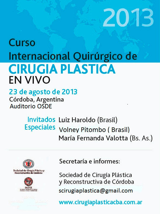 Curso Internacional Cirugia Plastica Cordoba 2013